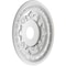 Ekena Millwork Baltimore PVC Medallion (Canopies up to 7 3/4"), 19"OD x 3 1/2"ID x 1"P, Metallic Vintage Gold CMP19BADVG - alternate 5